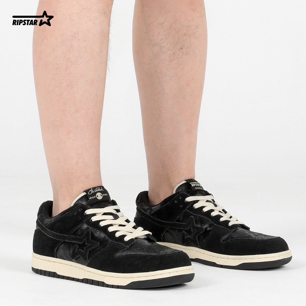 SKBD Dunk Low Sneakers - Metallic Black