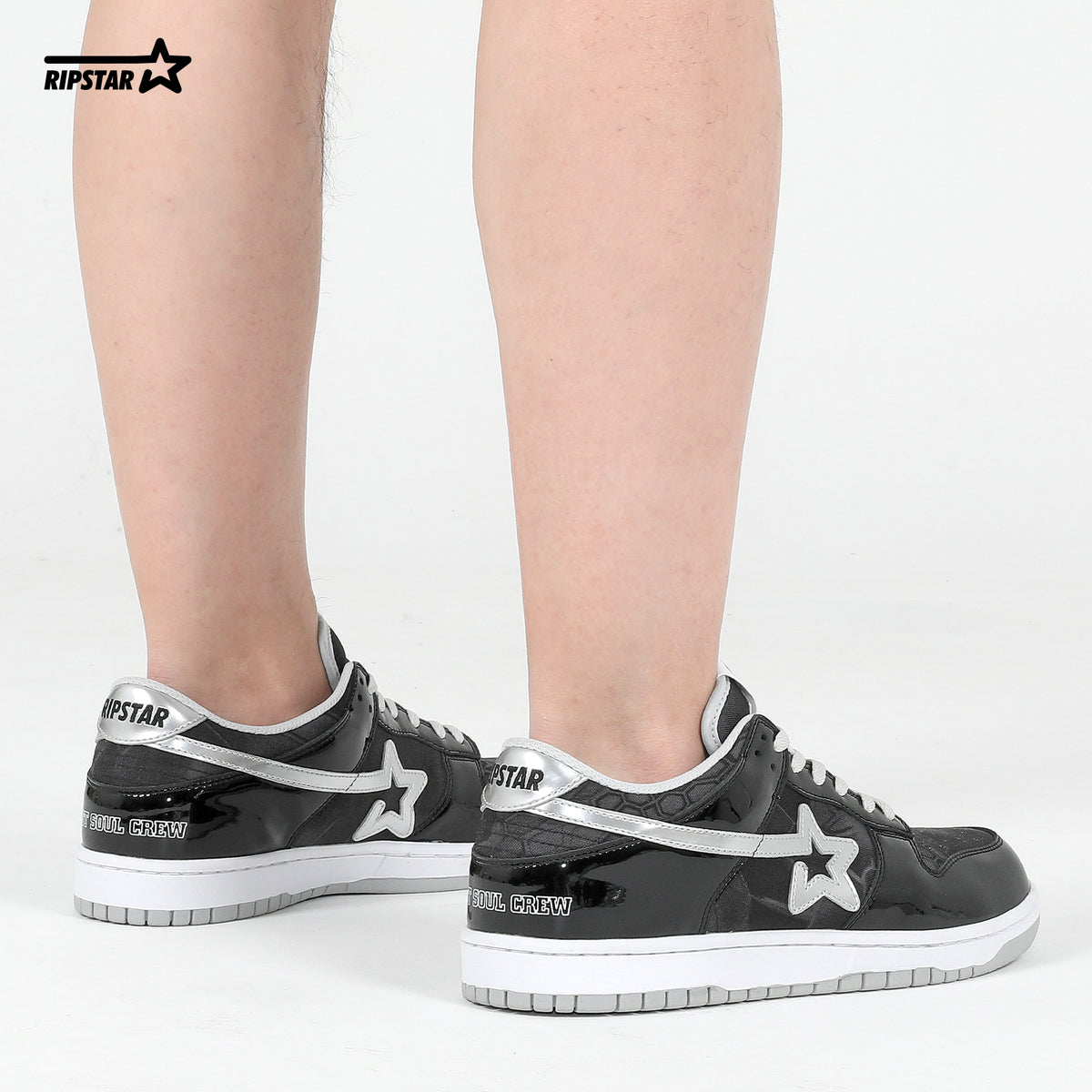 SKBD Dunk Low Sneakers in Cow leather and Fabric Women's and Men's Sho ...